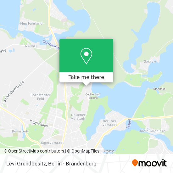 Levi Grundbesitz map