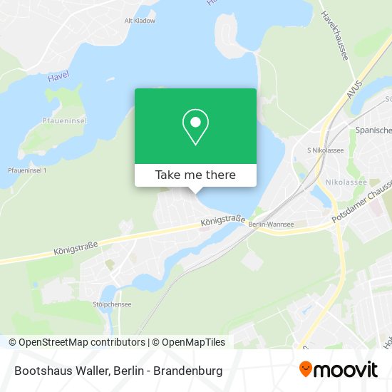 Bootshaus Waller map