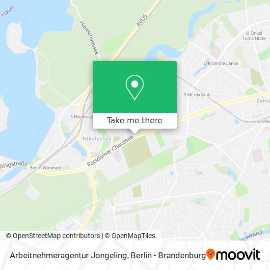 Arbeitnehmeragentur Jongeling map