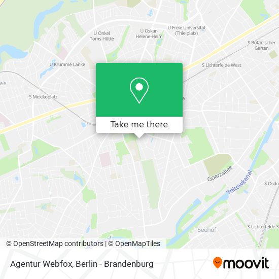 Agentur Webfox map