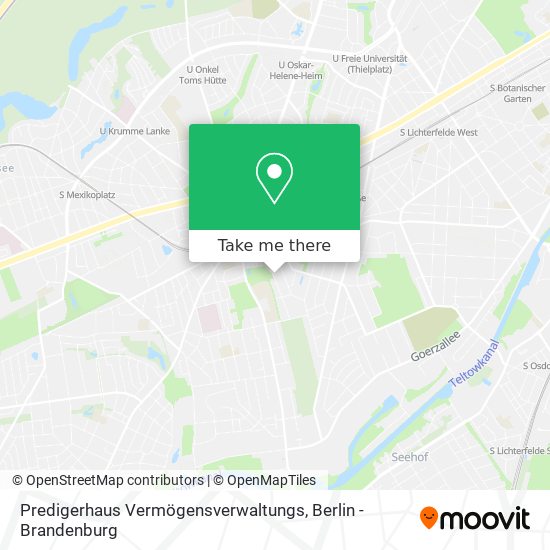 Predigerhaus Vermögensverwaltungs map