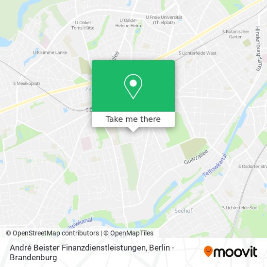 André Beister Finanzdienstleistungen map