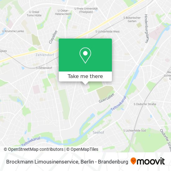 Brockmann Limousinenservice map