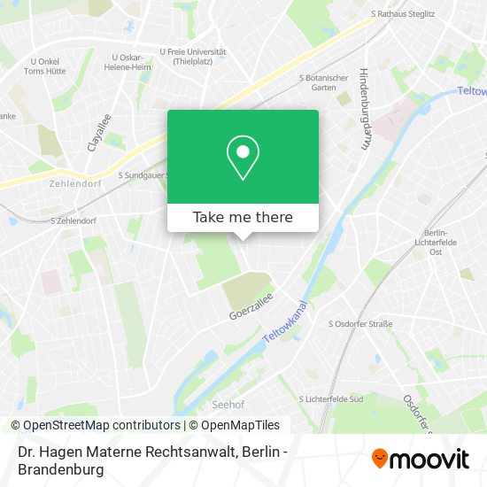 Dr. Hagen Materne Rechtsanwalt map