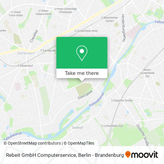 Rebeit GmbH Computerservice map