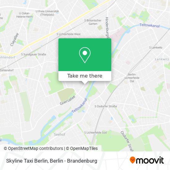 Skyline Taxi Berlin map