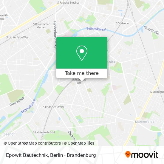 Карта Epowit Bautechnik