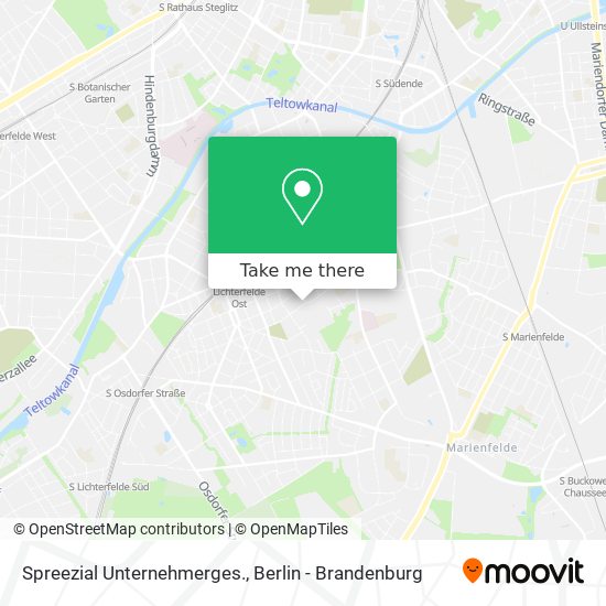 Spreezial Unternehmerges. map