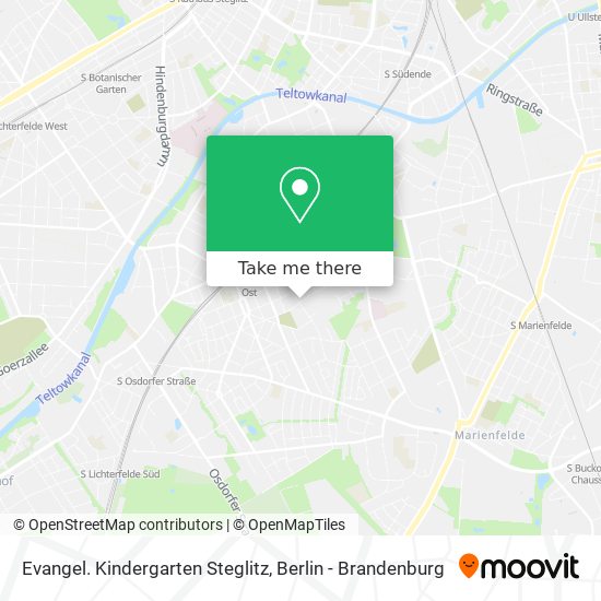 Evangel. Kindergarten Steglitz map