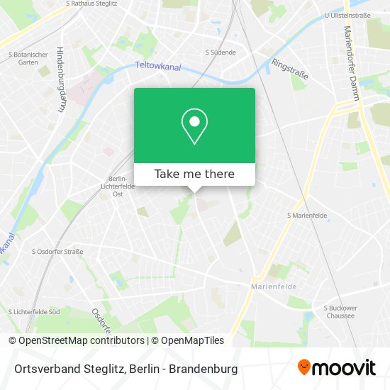 Ortsverband Steglitz map