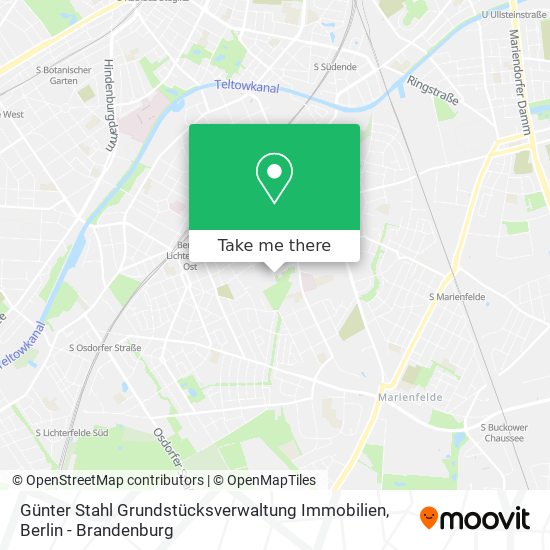 Günter Stahl Grundstücksverwaltung Immobilien map