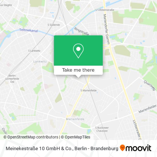 Meinekestraße 10 GmbH & Co. map