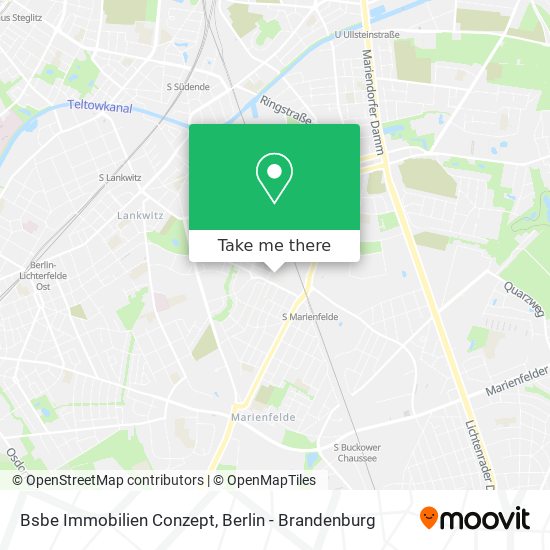 Bsbe Immobilien Conzept map