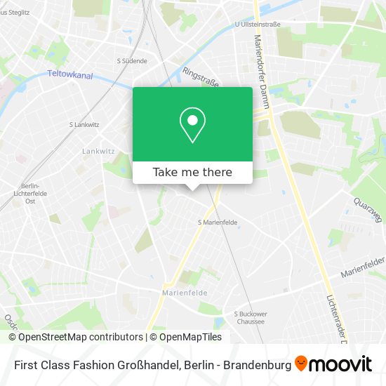 First Class Fashion Großhandel map