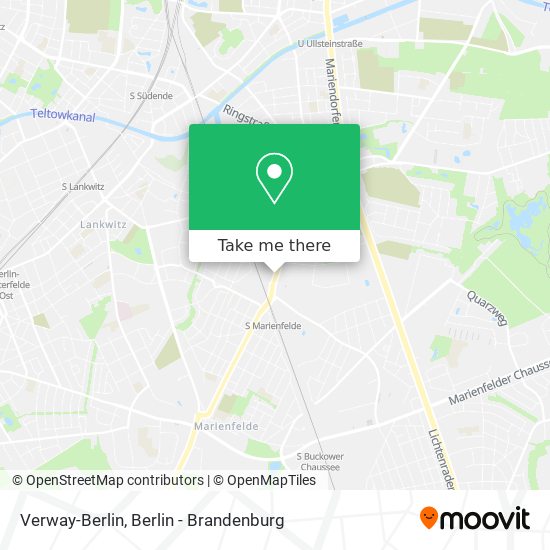 Verway-Berlin map