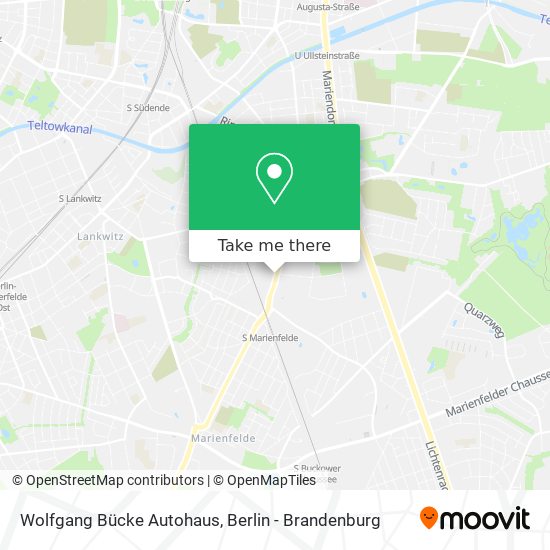 Wolfgang Bücke Autohaus map