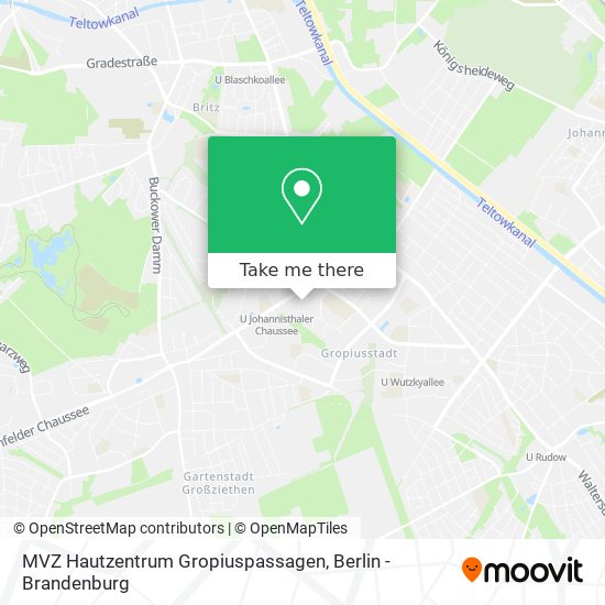MVZ Hautzentrum Gropiuspassagen map
