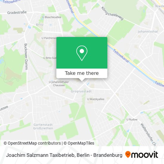 Joachim Salzmann Taxibetrieb map