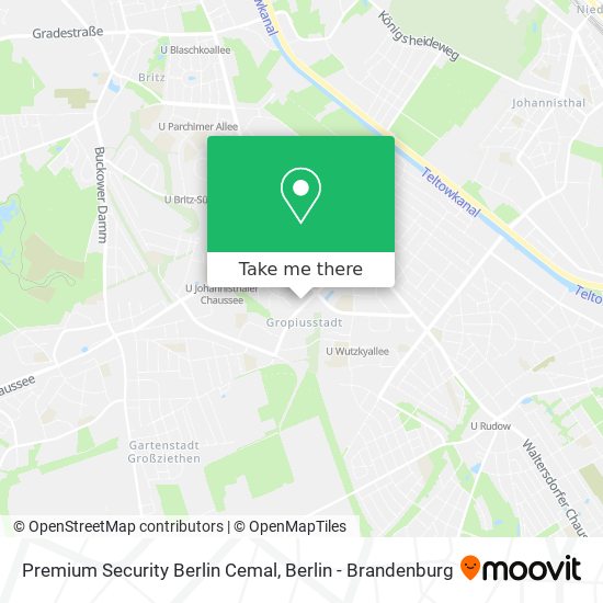 Premium Security Berlin Cemal map