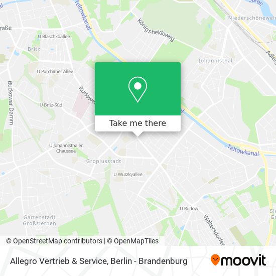 Карта Allegro Vertrieb & Service