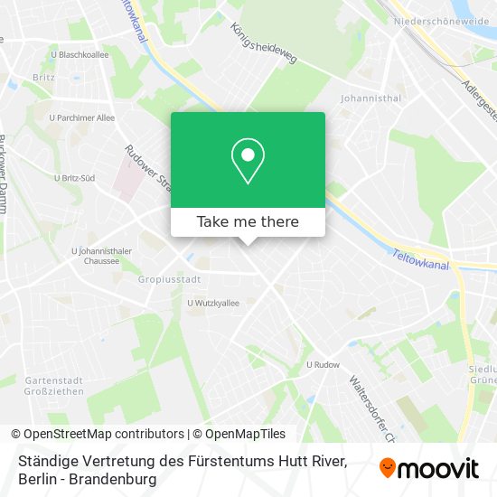 Ständige Vertretung des Fürstentums Hutt River map