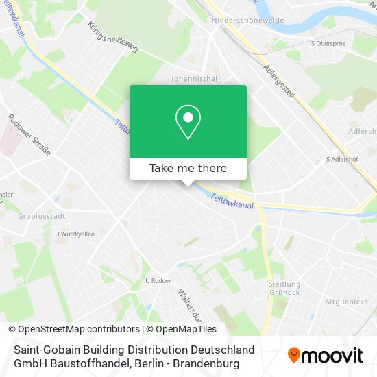 Saint-Gobain Building Distribution Deutschland GmbH Baustoffhandel map