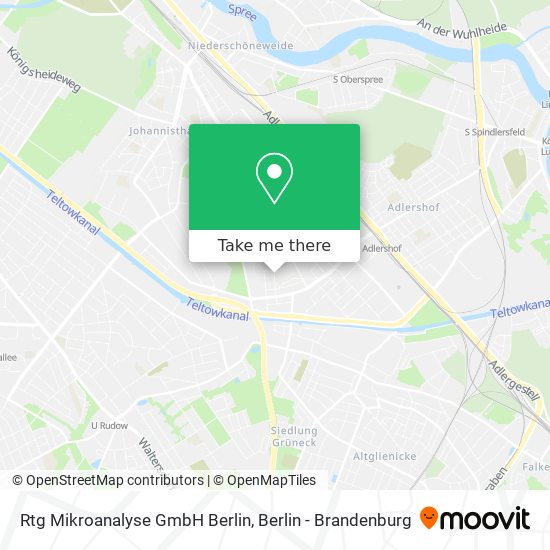 Карта Rtg Mikroanalyse GmbH Berlin