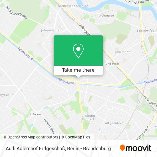 Audi Adlershof Erdgeschoß map