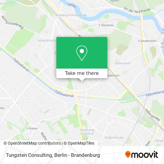 Tungsten Consulting map