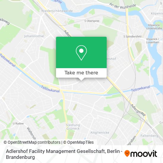 Карта Adlershof Facility Management Gesellschaft