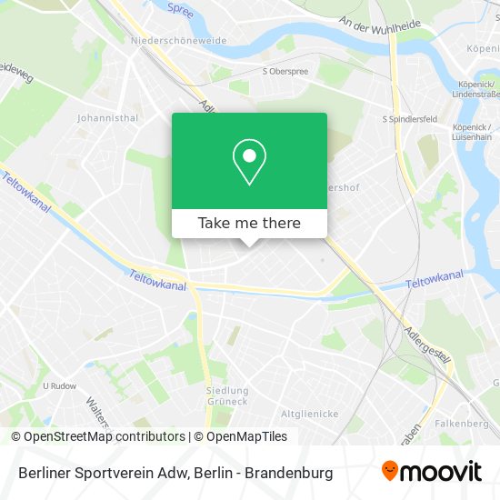 Berliner Sportverein Adw map