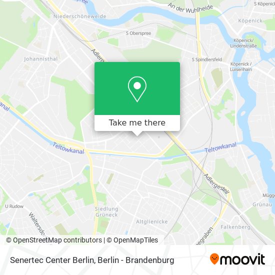 Senertec Center Berlin map