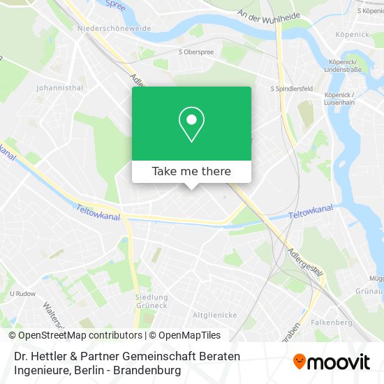 Dr. Hettler & Partner Gemeinschaft Beraten Ingenieure map