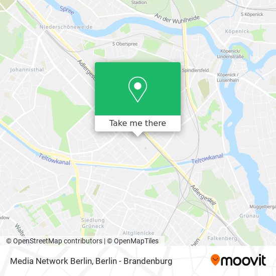 Карта Media Network Berlin