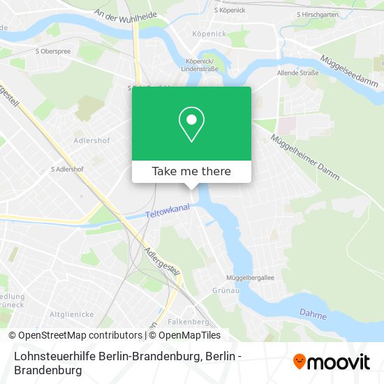 Lohnsteuerhilfe Berlin-Brandenburg map