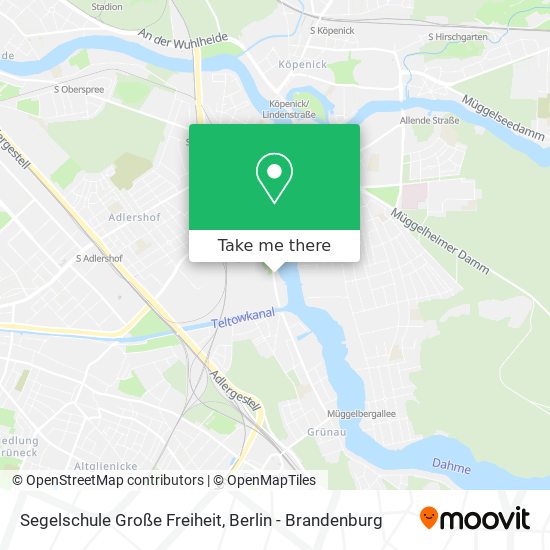 Segelschule Große Freiheit map