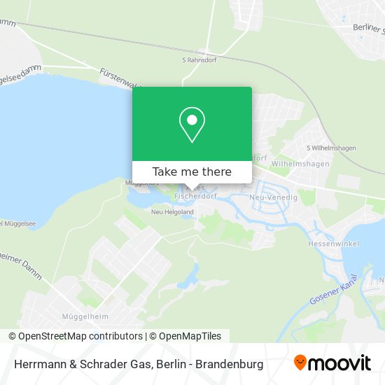 Herrmann & Schrader Gas map