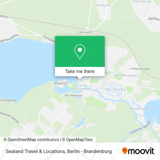 Карта Sealand Travel & Locations