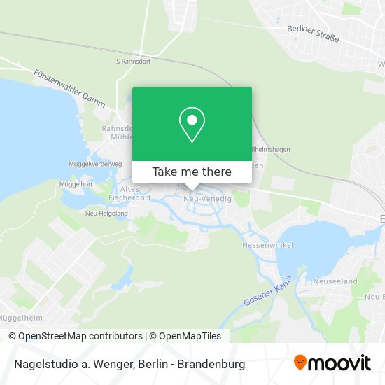 Nagelstudio a. Wenger map