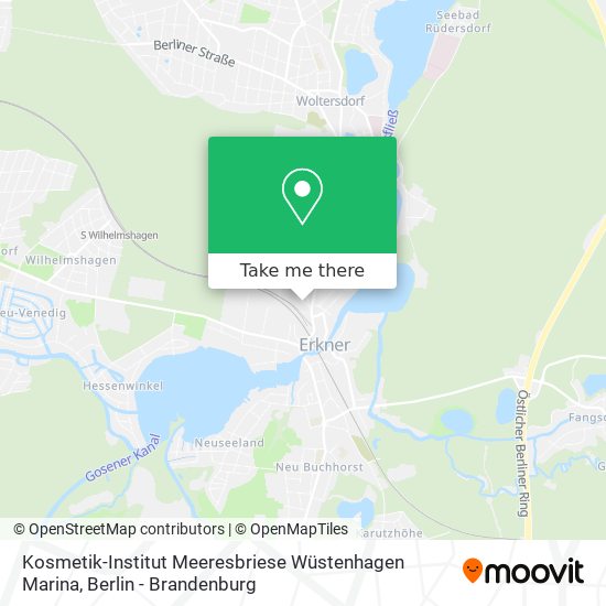 Kosmetik-Institut Meeresbriese Wüstenhagen Marina map