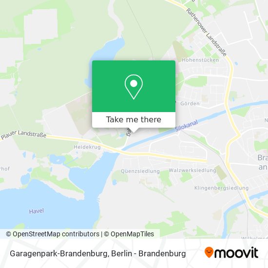 Garagenpark-Brandenburg map