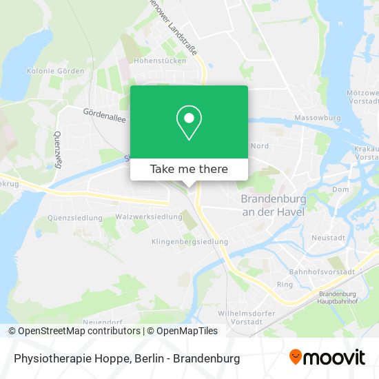 Physiotherapie Hoppe map