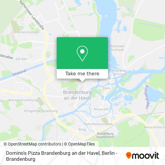 Domino's Pizza Brandenburg an der Havel map