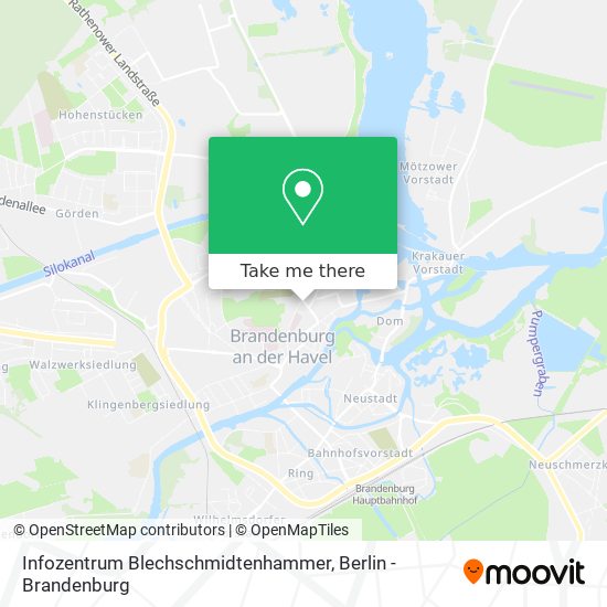 Карта Infozentrum Blechschmidtenhammer