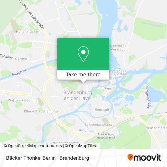 Bäcker Thonke map