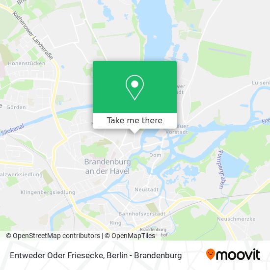 Карта Entweder Oder Friesecke