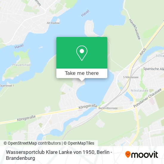 Wassersportclub Klare Lanke von 1950 map