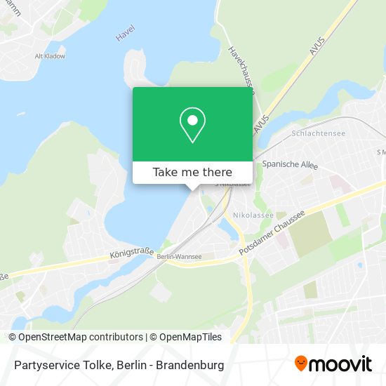 Partyservice Tolke map