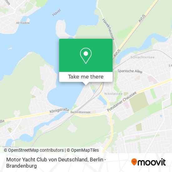 Motor Yacht Club von Deutschland map