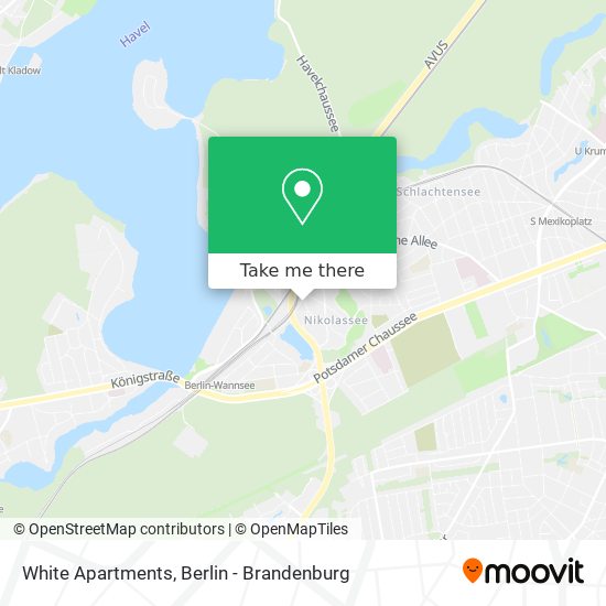 White Apartments map